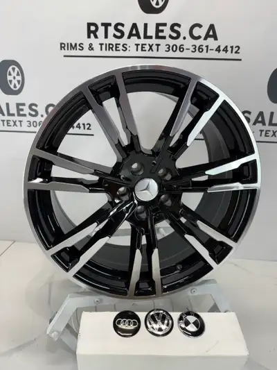 Set of four NEW Replica R231 19 inch rims FITS Audi Mercedes BMW Volkswagen AND OTHERS -- size: 19x8...