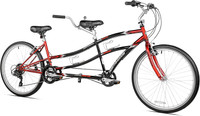 Northwoods Dual Drive Tandem Bike 26-Inch Red/Black