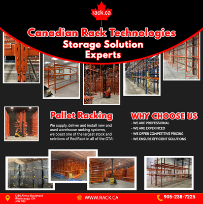 Warehouse storage equipment  - Canadas #1 source - Huge Stock!, View more