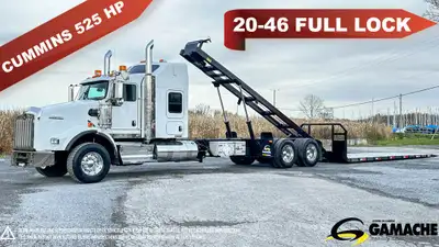 Heavy truck - # STOCK: C-31157 2015 KENWORTH T800 CAMION PLATE FORME REMORQUEUSE 2015 KENWORTH T800...