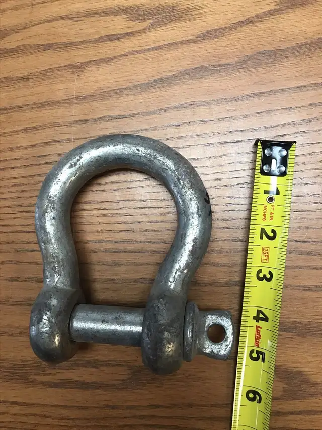 Clevis D-Shackel 1   1/2"(galvanisé) manille in Other in Drummondville - Image 5