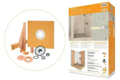 Shower Kit w/ Schluter Systems KERDI Products, View more