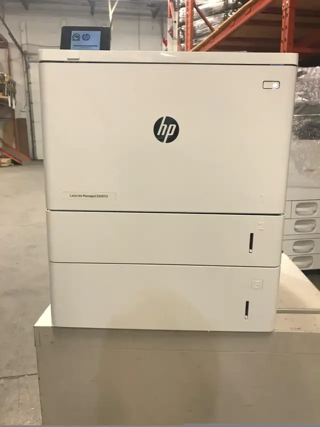 HP Laserjet Managed E60055 Monochrome B/W Desktop Printer in Printers, Scanners & Fax in Mississauga / Peel Region - Image 5
