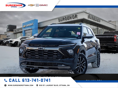 WAS: $31998 NOW: $30860 plus taxes and licensing feesThe 2025 Chevrolet TrailBlazer ACTIV in Black i...