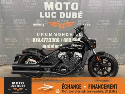 2019 Indian Motorcycles Scout Bobber ABS Indian Motorcycles Scout Bobber ABS 2019 SEULEMENT 8 042 KM...
