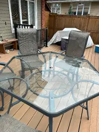 Outdoor patio set