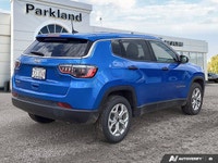 This *2025 Jeep Compass Sport* in striking *Laser Blue Pearl* delivers the perfect balance of capabi... (image 4)