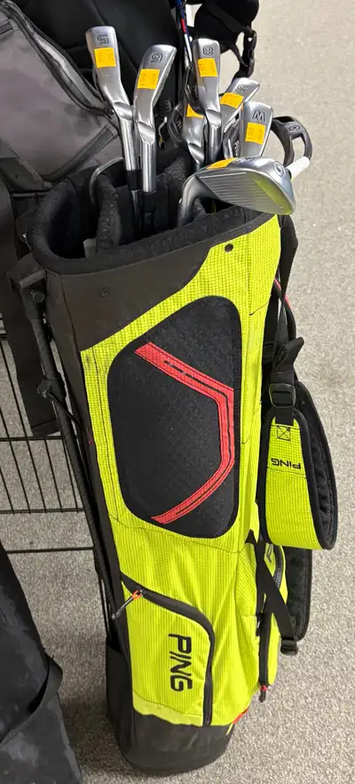 7pc PING Golf Club Set with Bag // 5, 6, 8, 9, W, U, & S Clubs, View more