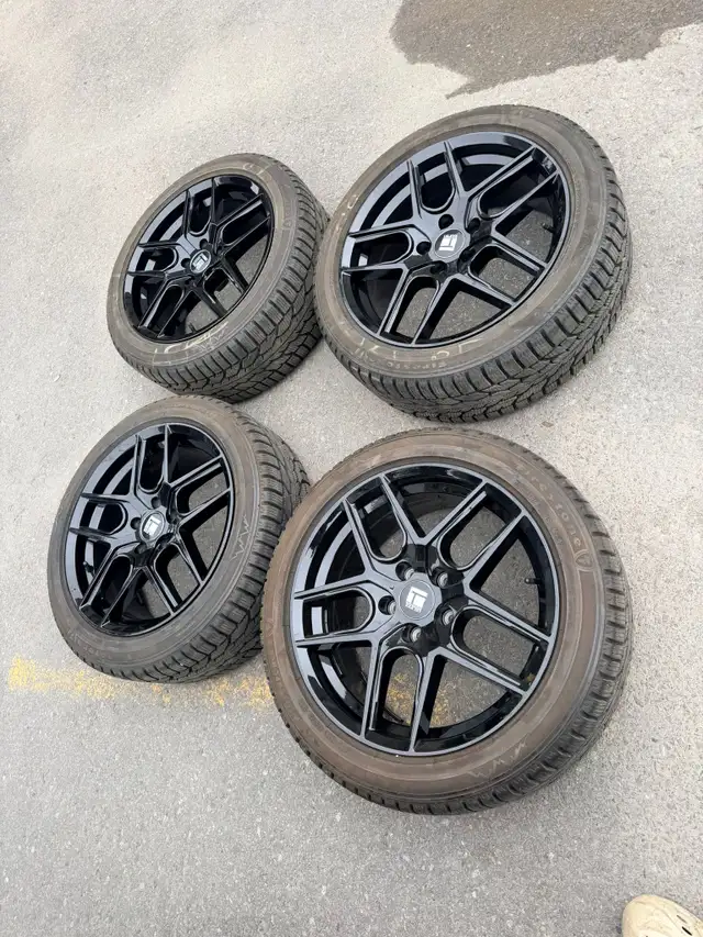 235/45/18 honda accord lexus is350 5x114.3 firestone winter in Tires & Rims in City of Toronto - Image 3
