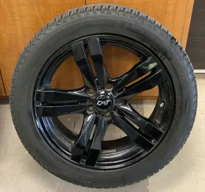 Dai Gloss Black Rims W/ Michelin Winter Tires For Volvo S60 Cross Country- $329 Our price: $329 + ta...