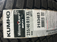 4 Brand New Kumho WinterCraft WP71 235/40R18 XL tires Ottawa Ottawa / Gatineau Area Preview