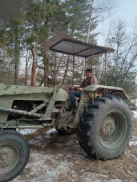1973 David Brown Tractor.  Works great!!  Lady driver