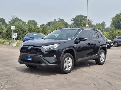 Come see this certified 2021 Toyota RAV4 Hybrid XLE AWD | Sunroof | Heated Wheel + Seats | Radar Cru...