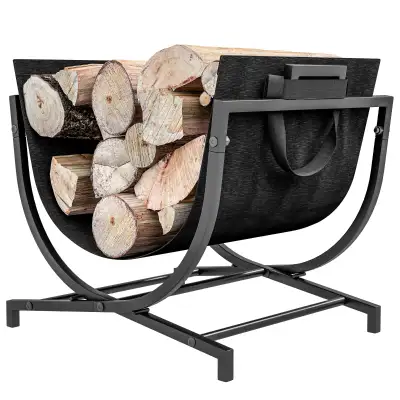Firewood Rack Outdoor, Foldable 17 Inch Fireplace Log Holder for, View more