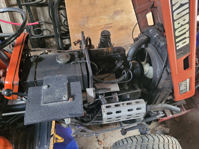 Kubota diesel  with, snowplow, loader, mower, tiller and more. in Heavy Equipment in Belleville - Image 4