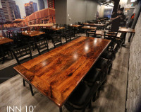 Ontario Barnwood Restaurant Tables + Tops / www.table.ca