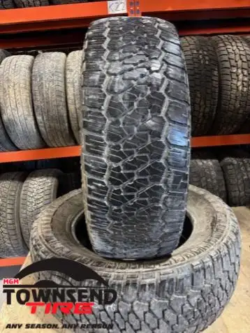 ONE PAIR OF USED FIRESTONE DESTINATION XT 10 PLY TIRES SOLD AS PAIR ONLY - INSTALLATION INCLUDED IN...