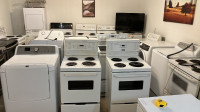 Stove fridge washer dryers 1 yr. warranty local delivery includ.