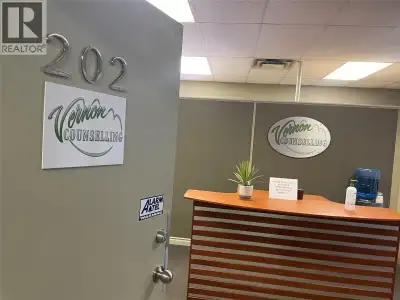Professional second-floor office space available in a high-exposure location on 48th Avenue in Verno...