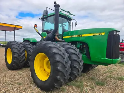 2000 John Deere 9400 8611 Hours PowrSync 24 Speed Transmission 710/70R38 Duals Wheel Weights 4 Rear...