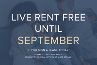Live Rent Free Until September 2025 Visit our Website: https://www.capreit.ca/apartments-for-rent/to... (image 1)
