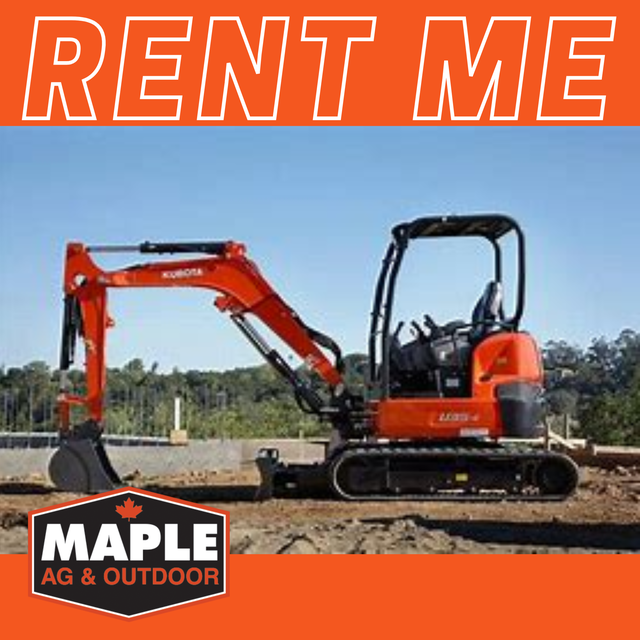 RENT ME - Kubota U35 Mini Excavator  in Heavy Equipment in Regina - Image 2