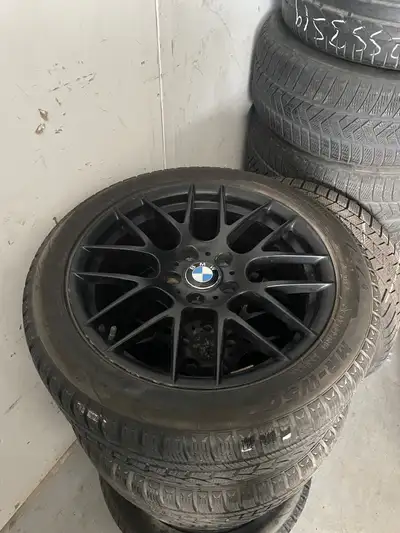 IF U SEE THE AD , RIMS TIRES STILL FOR SALE 4 bmw 5 series rims 245/45/18 MIRAGE wr562 WINTERtires 9...