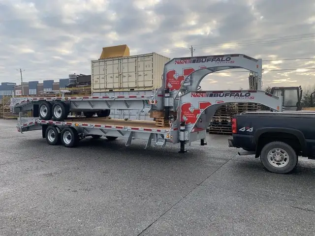 2025 N&N BUF255G24K 30ft flatbed galvanized 12K axles in Cargo & Utility Trailers in Winnipeg - Image 10