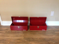 Mastercraft Red Metal Toolbox.