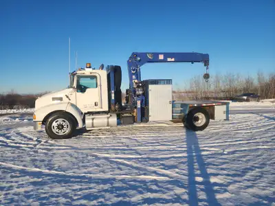 2008 KENWORTH T300 S/A BOOM TRUCK 168,000KMS 5500 ENGINE HRS PPX PACCAR ENGINE 3500 RDS ALLISON AUTO...