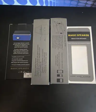 BRAND NEW - Magic Induction Speaker - No Bluetooth, No Wires Nee, View more