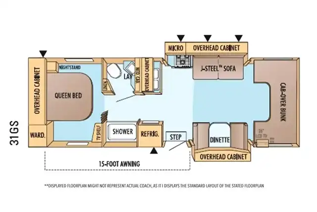2010 Jayco Greyhawk 31GS - Pre-Owned Class C Motorhome in RVs & Motorhomes in Red Deer - Image 5