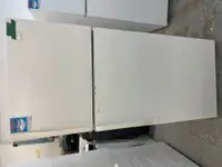 3226-Réfrigérateur Whirlpool blanc congèle en haut fridge top fr