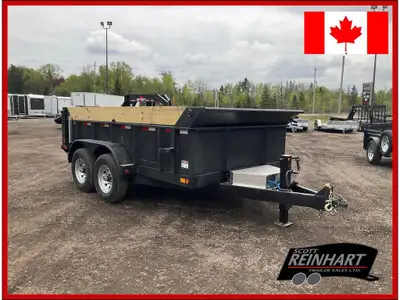 2026 Canada Trailers 83x12 7 Ton Dump Trailer 15,120LB GVWR, 2 7000LB axles with Easy Lube Spindles,...
