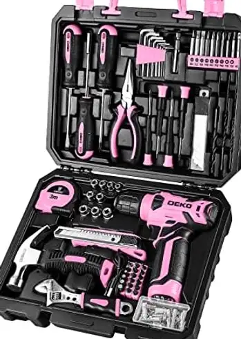 DEKOPRO 126 PC Tool Set - 8V Cordless Drill, New, View more