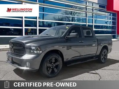 Granite Crystal Metallic 2021 Ram 1500 Classic Express Night Edition 4X4, 8-Speed Automatic, HEMI 5....