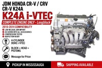 JDM Honda CRV CR-V 2.4L 4CYL VTEC K24A Complete Engine 2010-2014 Mississauga / Peel Region Toronto (GTA) Preview
