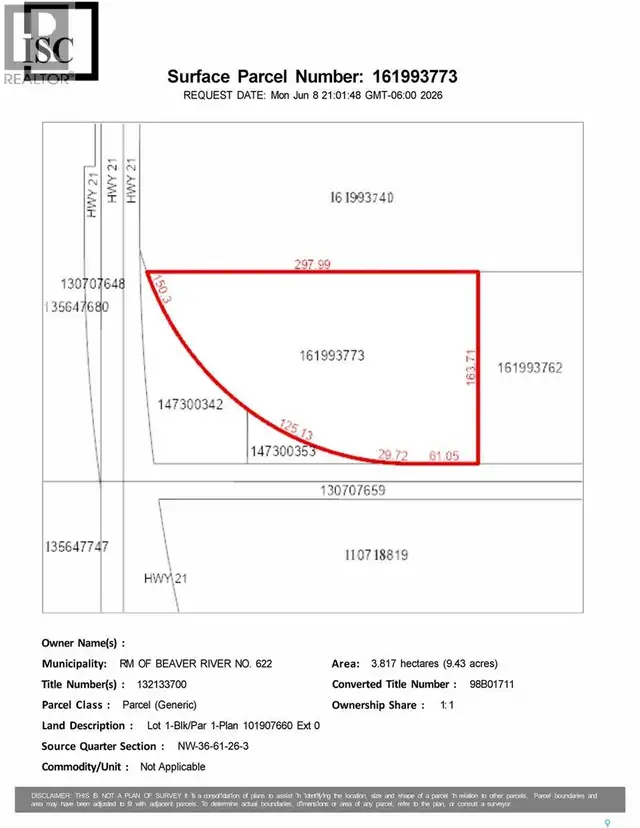 NW-36-61-26-3 Beaver River Rm No. 622, Saskatchewan in Land for Sale in Meadow Lake - Image 3