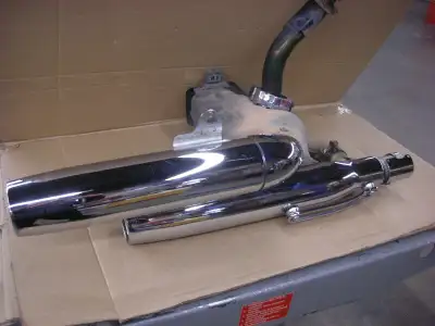 Have a used Yamaha Virago exhaust in excellent used condition has been in dry storage for many years...