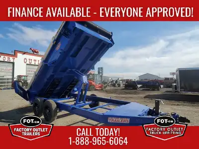 NEW Contractor Pro 7x14ft HD Dump Trailer from Factory Outlet Trailers - Professional Contractor App...