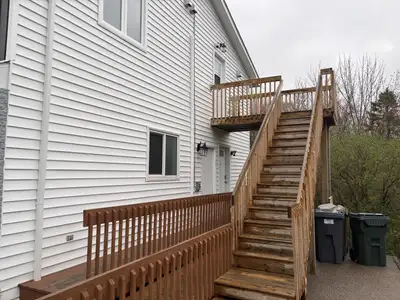 Fully furnished and equipped upper-level flat in Bedford. Two bedroom or 1 plus home office. Be the...
