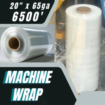 Wholesale Machine Stretch Wrap Pallet Wrap 20" x 6500' , 65 GA, View more