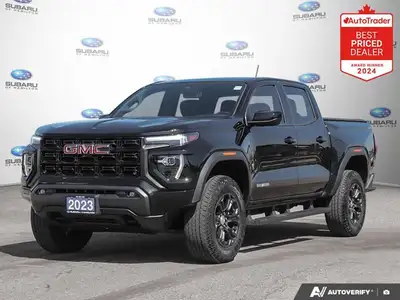 New Price! Onyx Black 2023 GMC Canyon Elevation 4WD | Alloys | Elevation Package 4WD 8-Speed Automat...