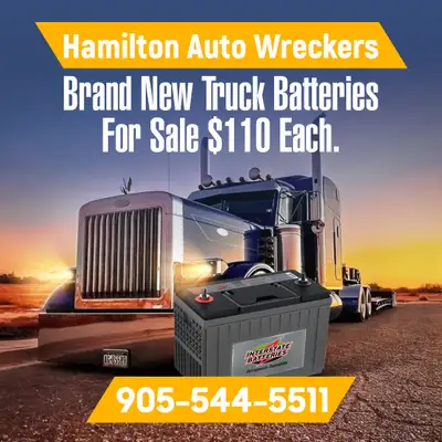 Brand New Interstate Truck Batteries with 1000 CCA. In Stock ready for pick up $110 Each Hamilton Au...