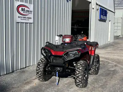 - 2026 Polaris® Sportsman 570 Trail - 3,500 LB winch with steel cable - Front Trail Bumper - 26" Dur...