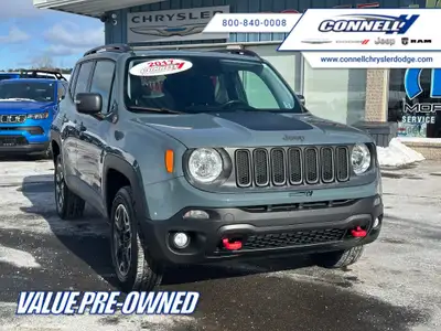 This JEEP Renegade Trailhawk | 4X4 | REMOTE START | BACK UP CAM | BLUETOOTH comes with plentiful ame...
