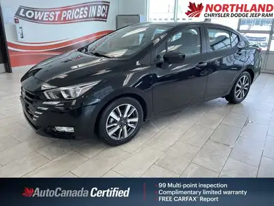 Drive away in this 2024 Nissan Versa 1.6 SV FWD for sale in Prince George, BC, a fuel-efficient and...