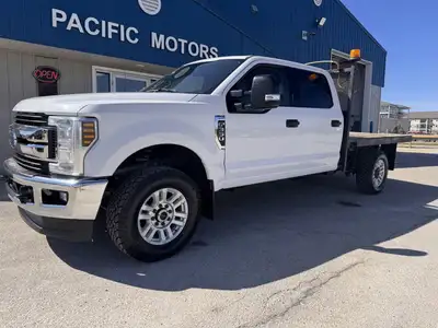 2019 Ford F-350 XLT Crew Cab 4x4 w/ Flatdeck/Bed for sale at Pacific Motors near Winnipeg, ManitobaE...