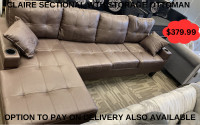 BRAND NEW CLAIRE 4 SEATER SECTIONAL(OPTION TO PAY ON DELIVERY) Mississauga / Peel Region Toronto (GTA) Preview