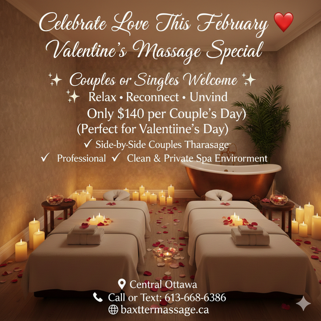 February Valentine’s Massage Special! Couples & Singles in Massage Services in Ottawa - Image 3